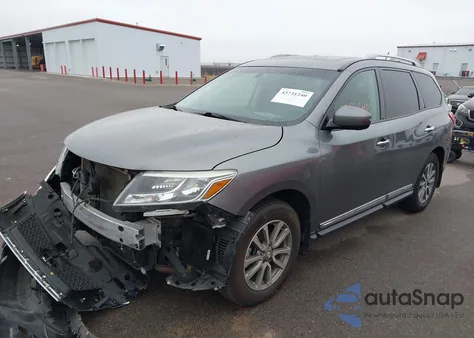 2015 Nissan Pathfinder Sl из США, поврежденный, VIN 5N1AR2MM9FC676498